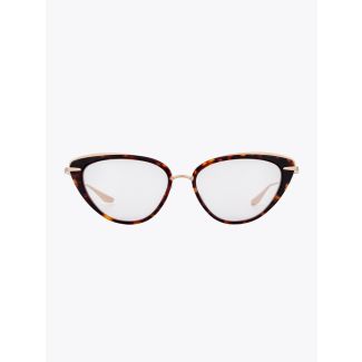 Dita Lacquer Cat-eye Optical Glasses Tortoise Front View