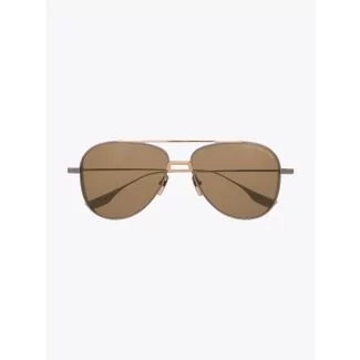 Subsystem - Dita Sunglasses Aviator Antique Silver/Gold front view