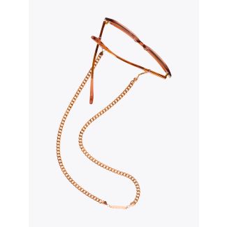Frame Chain Diamond Geezer Chain Glasses Rose Gold 1