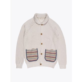 Folk Chunky Gibbons Cardigan Ecru 1