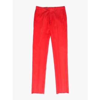 GBS Trousers Adriano Cotton/Linen Coral