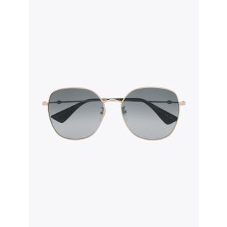 Gucci Round Shape Sunglasses Gold / Gold 001 1