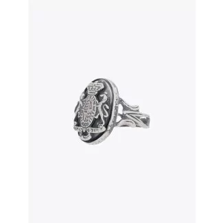 Goti Medieval Crest Ring Sterling Silver 1