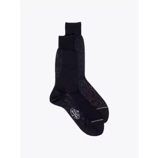 Gallo Short Socks Plain Wool Black 1