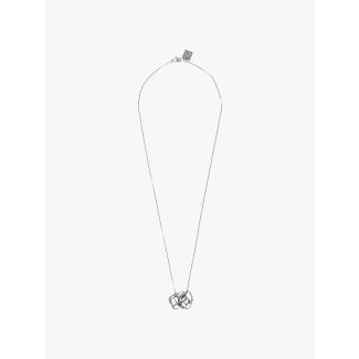 Goti CN914 Silver Necklace w/Frames Frame View