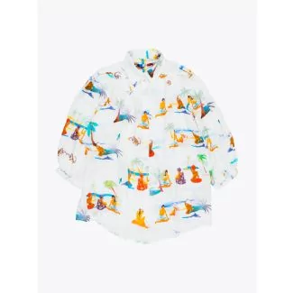 G.Kero Caribbean Printed Viscose Blouse 1