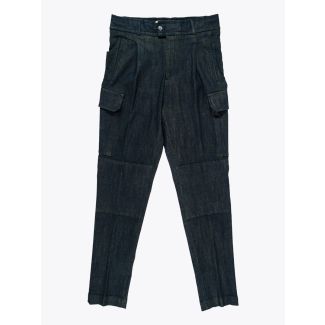 Giab's Archivio Brunelleschi Cotton Cargo Pants Denim Yellow 1