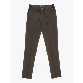 Giab's Archivio Masaccio Viscose Drawstring Pants Military Green 1