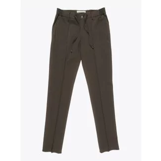 Giab's Archivio Masaccio Viscose Drawstring Pants Military Green 1