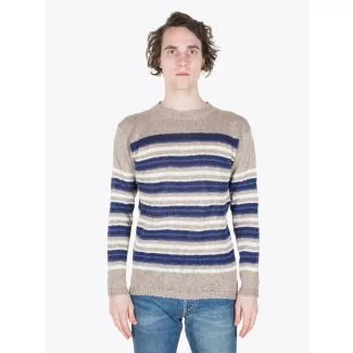 Howlin' Bobby Smiles Crewneck Taupe Full View