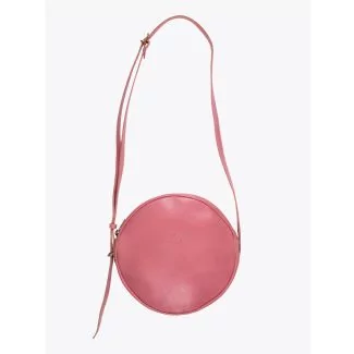 Il Bisonte A2664/M Cowhide Leather Round Bag Geranium 1