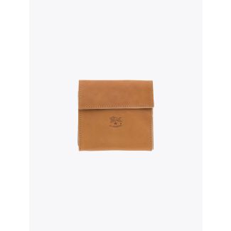 Il Bisonte C0455 Vintage Cowhide Leather Wallet Natural Front