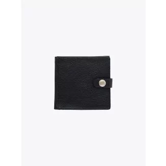 Il Bisonte C0816 Man’s Cowhide Leather Wallet Black Front