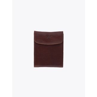 Il Bisonte C0976 Man’s Vintage Cowhide Leather Wallet Brown Front