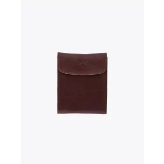 Il Bisonte C0976 Man’s Vintage Cowhide Leather Wallet Brown Front