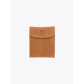 Il Bisonte C0976 Man’s Vintage Cowhide Leather Wallet Natural Front