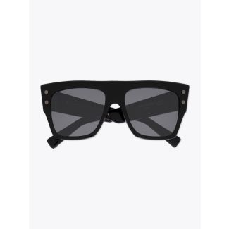 Balmain B-I Square Sunglasses Black - E35 SHOP