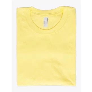 American Apparel 2001 Men’s Fine Jersey T-shirt Lemon - E35 SHOP