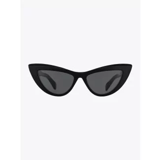 Balmain Jolie Cat-Eye Sunglasses Black/Gold - E35 SHOP