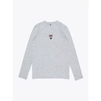 Jupe By Jackie Wapi Long Sleeve T-shirt Grey Front