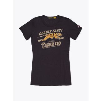 Johnson Motors Deadly Fast Women's T-Shirt Black Front