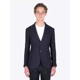 Maurizio Miri Blazer Keanu Wool/Silk Blue 1