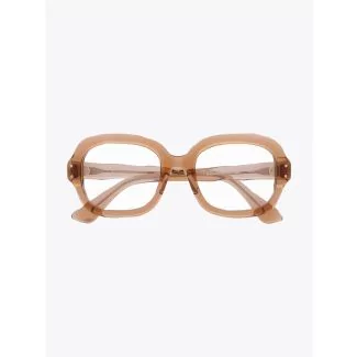 Masahiromaruyama Dessin MM-0002 No.4 Optical Glasses Clear Light Brown Front View