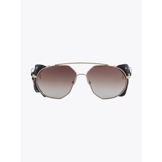 Northern Lights NL 23 Sunglasses Aviator Old Gold / Brown Gradinet Front