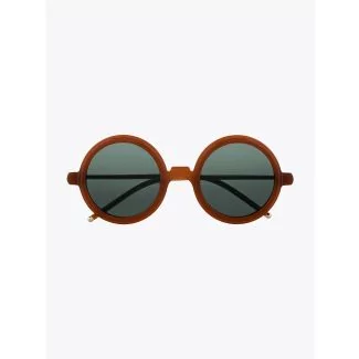 Pawaka Duaenam 26 Round-Frame Sunglasses Caramel Front View