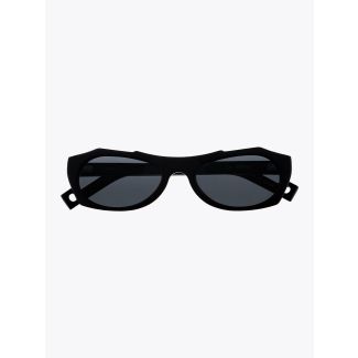 Pawaka Enambelas 16 Cat-Eye Sunglasses Matte Black Front View