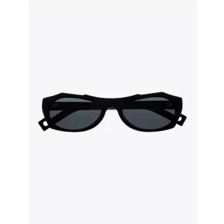Pawaka Enambelas 16 Cat-Eye Sunglasses Matte Black Front View
