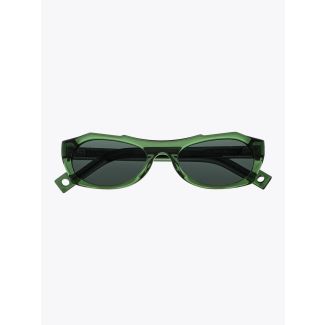 Pawaka Enambelas 16 Cat-Eye Sunglasses Olive Front View