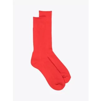 Ro To To Rib Pile Socks Cool Max Red 1