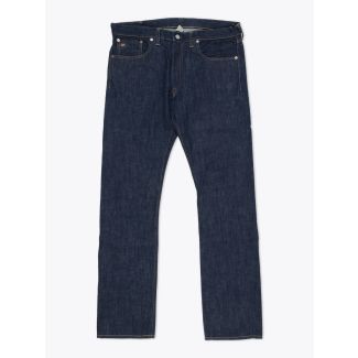 Double RL Slim-Fit Once-Washed Denim Front
