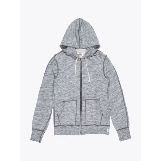 Reigning Champ Full Zip Hoodie Alpine Black Front