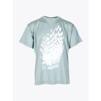 Stone Island Shadow Project 20510 Jersey Mako Printed Short Sleeve T-shirt Sage Green 1