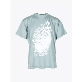 Stone Island Shadow Project 20510 Jersey Mako Printed Short Sleeve T-shirt Sage Green 1