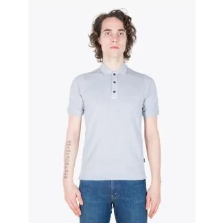 Stone Island Shadow Project 20616 SS Polo Shirt _ Co Piquet Grey Full View