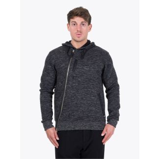 Stone Island Shadow Project 60507 Hooded Sweater Black Mélange Front