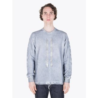 Stone Island Shadow Project 60709 Twin Zip Sweatshirt Navy Blue Full View