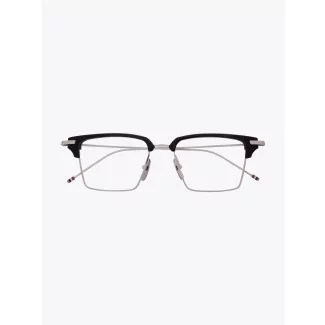 TB422 optical glasses - Thom Browne wayfarer silver/navy front view