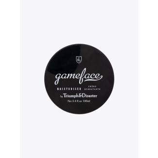 Gameface Moisturiser Jar 100ml - Triumph & Disaster front view