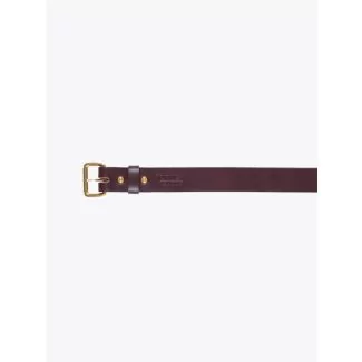 Tanner Goods Standard Belt Oxblood - Brass 1