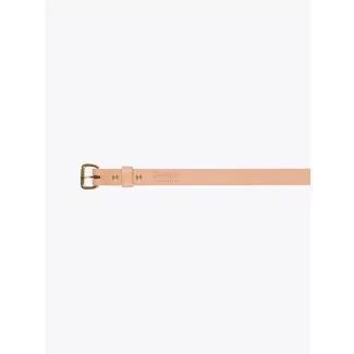 Tanner Goods Skinny Standard Belt Natural - Brass 1