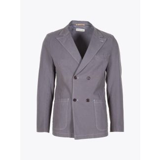 Universal Works Manor Jacket Canvas Grey Front