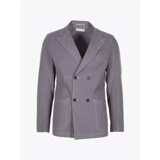 Universal Works Manor Jacket Canvas Grey Front