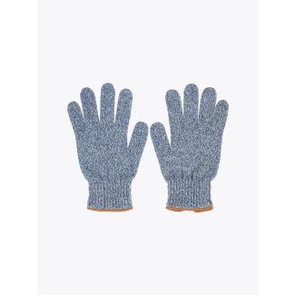 Universal Works Peak Glove Wool Nylon Mix Navy Front