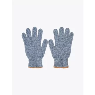 Universal Works Peak Glove Wool Nylon Mix Navy Front