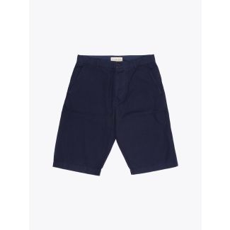 Universal Works Deck Short Canvas Navy 1