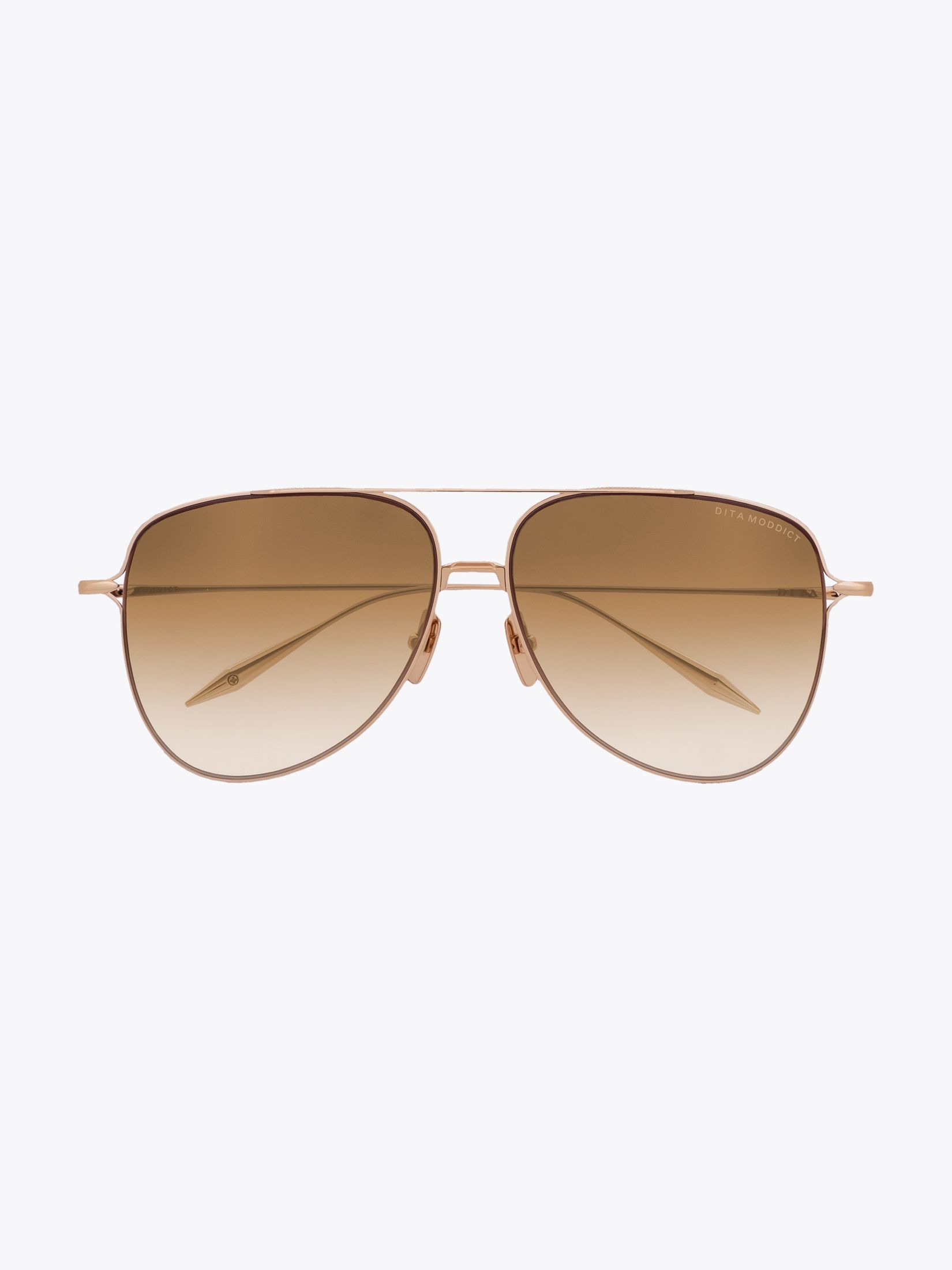 White clearance gold sunglasses